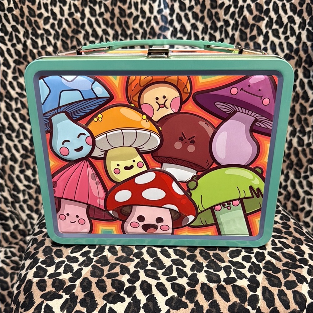 Colorful Mushroom Cartoon Lunchbox